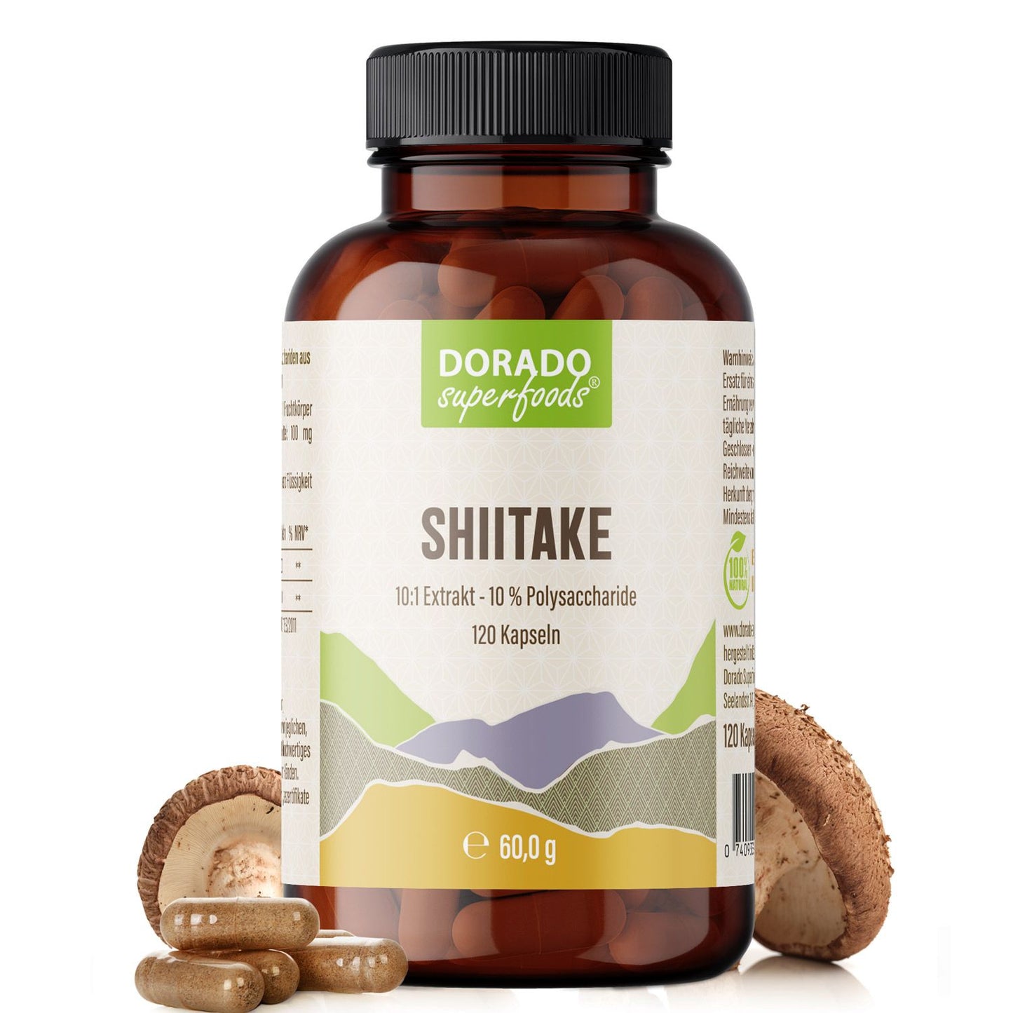 ShiitakeExtraktKapselnDoradoSuperfoods