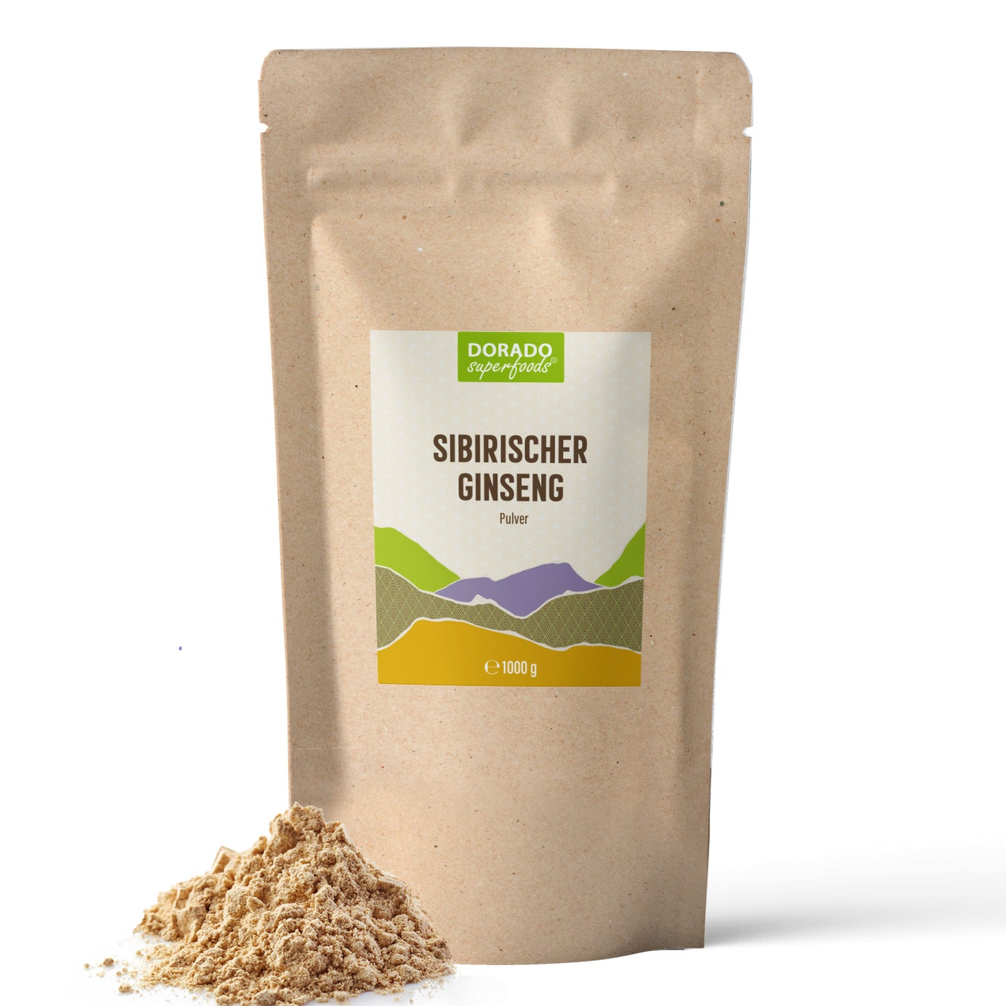 sibirischer Ginseng Wurzelpulver - 1000 g