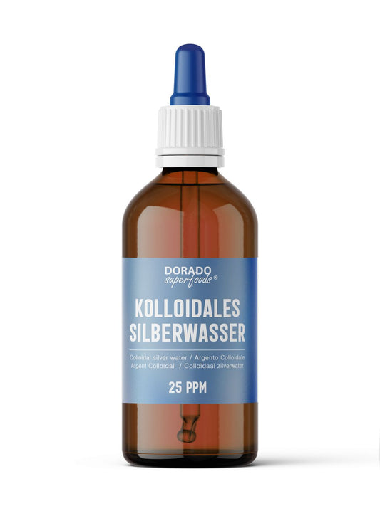 kolloidales Silber Silberwasser 25 PPM mit Pipette - 100 ml
