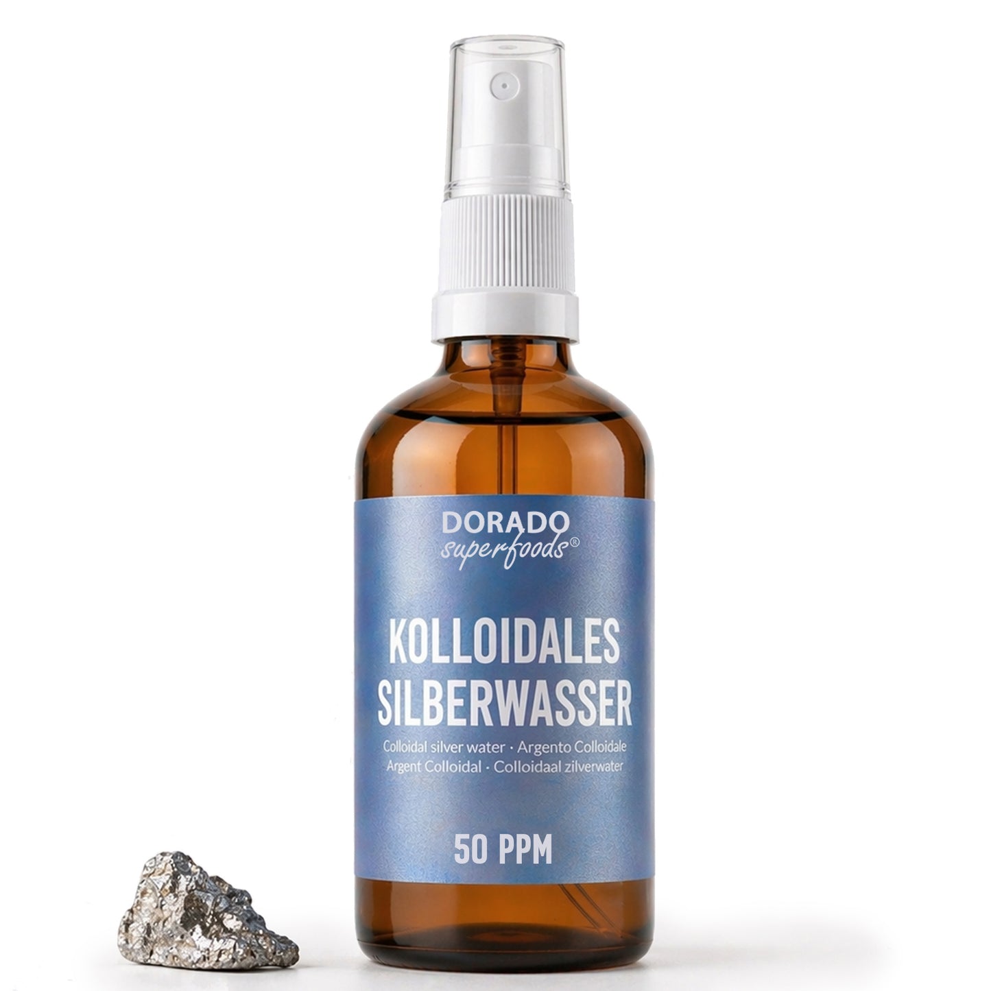 kolloidales Silber Silberwasser 50 PPM Spray - 100 ml