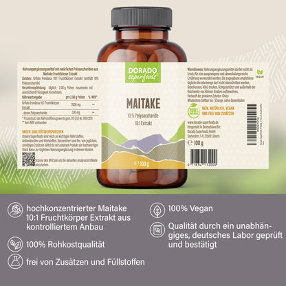 Maitake Pulver aus Extrakt - 100 g, hochkonzentriert