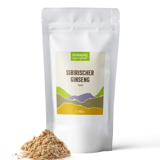 sibirischer Ginseng Wurzelpulver - 100 g